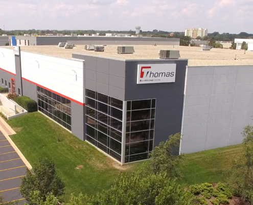 Corner View of Thomas Building